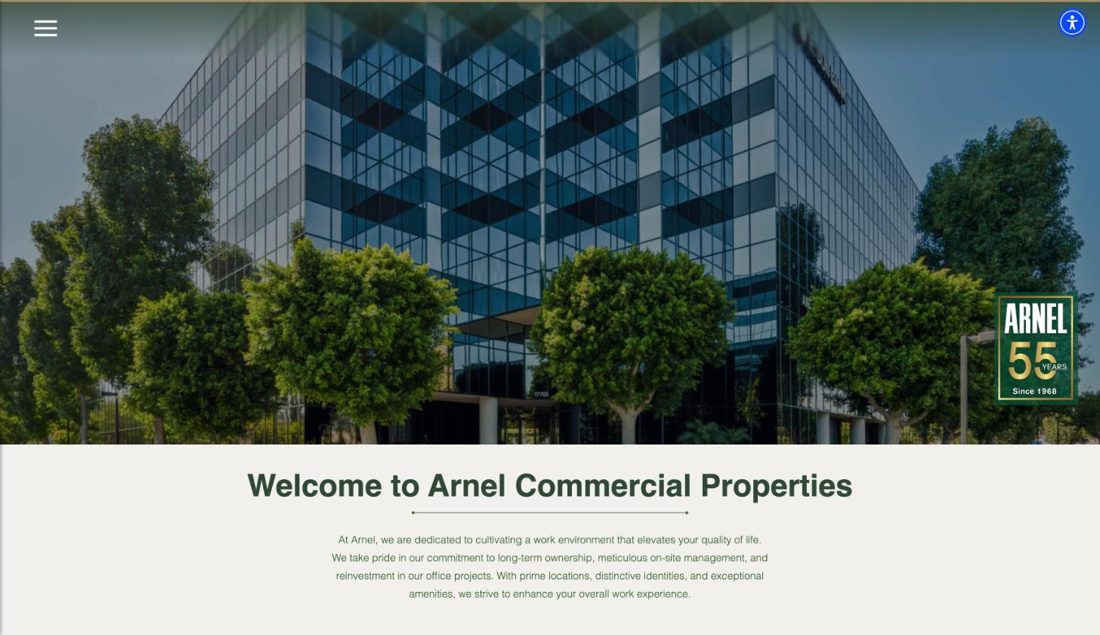 Arnel Office website homepage